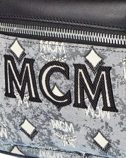 MCM Stark Vintage Jacquard Monogram Canvas & Leather Backpack Women -Luxe Shoulder Bags Sales Store 1111097348 RLLD 3