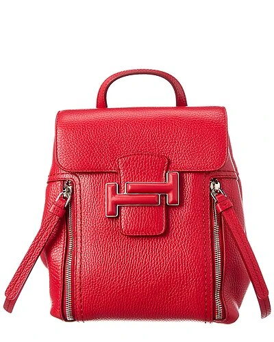 Tod's TODs Double T Leather Backpack Women 1 Tod's TODs Double T Leather Backpack Women