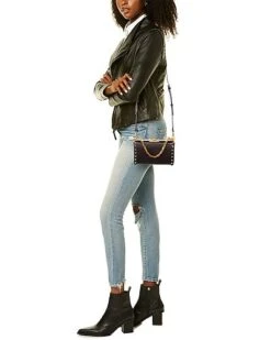 Valentino Rockstud Alcove Leather Shoulder Bag Women -Luxe Shoulder Bags Sales Store 1111140337 RLLD 4