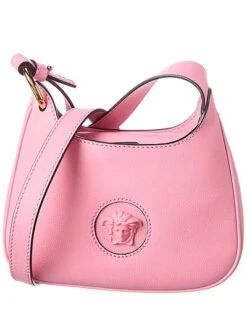 Versace La Medusa Small Leather Hobo Bag Women