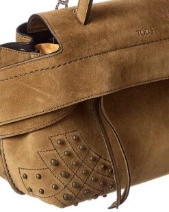Tod's Suede Satchel Women -Luxe Shoulder Bags Sales Store 1111351910 RLLD 3