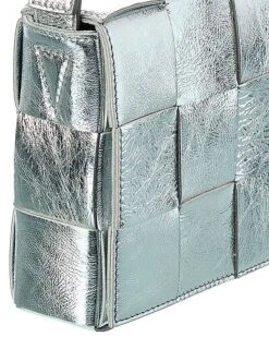 Bottega Veneta Cassette Maxi Intrecciato Leather Crossbody Women -Luxe Shoulder Bags Sales Store 1111368046 RLLD 3