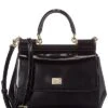 Dolce & Gabbana Sicily Small Patent Satchel Women