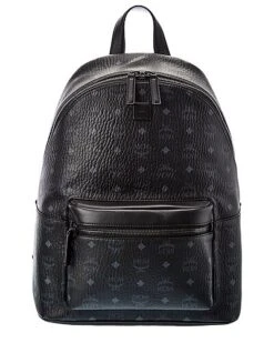 MCM Stark Visetos & Leather Backpack Women