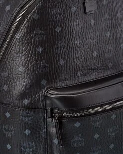 MCM Stark Visetos & Leather Backpack Women -Luxe Shoulder Bags Sales Store 1111408381 RLLD 3