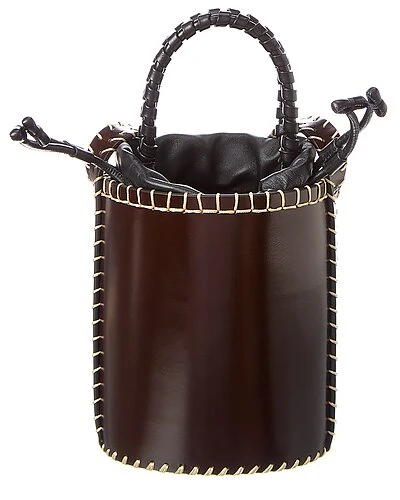 Chloé Louela Mini Leather Bucket Bag Women 2 Chloé Louela Mini Leather Bucket Bag Women - Image 2