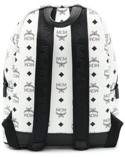 MCM Stark Small Visetos & Leather Backpack Women -Luxe Shoulder Bags Sales Store 1111421333 RLLD 3