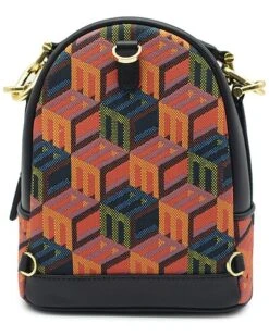MCM Patricia Monogram Jacquard & Leather Backpack Women -Luxe Shoulder Bags Sales Store 1111421340 RLLD 3
