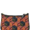 MCM Cubic Monogram Jacquard & Leather Crossbody Women