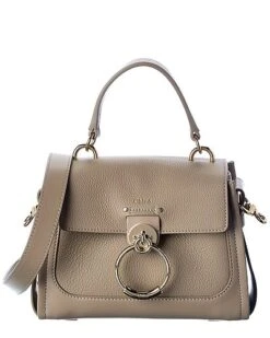 Chloé Tess Day Mini Leather Shoulder Bag Women