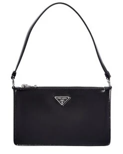 Prada Cleo Brushed Leather Shoulder Bag Women