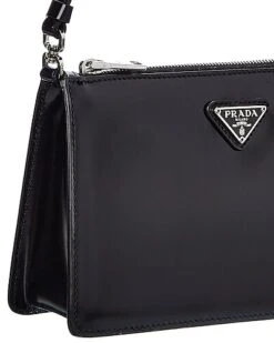 Prada Cleo Brushed Leather Shoulder Bag Women -Luxe Shoulder Bags Sales Store 1111430709 RLLD 3