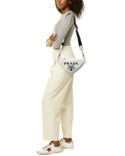 Prada Logo Shearling Crossbody Women -Luxe Shoulder Bags Sales Store 1111430712 RLLD 4