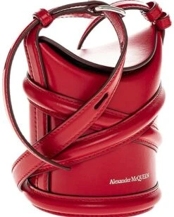 Alexander McQueen The Curve Mini Leather Crossbody Women -Luxe Shoulder Bags Sales Store 1111449494 RLLD 3