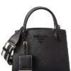 Prada Monochrome Small Saffiano Leather Tote Women