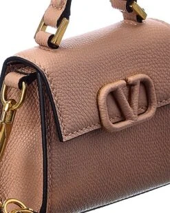 Valentino VLogo Mini Leather Shoulder Bag Women -Luxe Shoulder Bags Sales Store 1111456331 RLLD 3