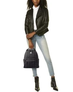 MCM Stark 32 Visetos Backpack Women -Luxe Shoulder Bags Sales Store 1111458264 RLLD 4