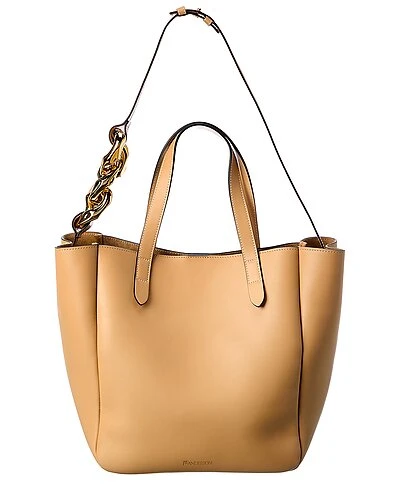 JW Anderson Chain Detail Leather Tote Women 1 JW Anderson Chain Detail Leather Tote Women
