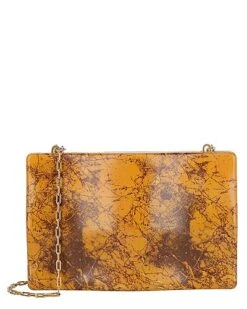 Bottega Veneta Spazzolato Leather Clutch Women