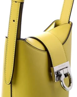 Salvatore Ferragamo Trifolio Small Leather Shoulder Bag Women -Luxe Shoulder Bags Sales Store 1111467742 RLLD 3