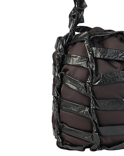 Bottega Veneta Tape Leather Shoulder Bag Women 3 Bottega Veneta Tape Leather Shoulder Bag Women - Image 3