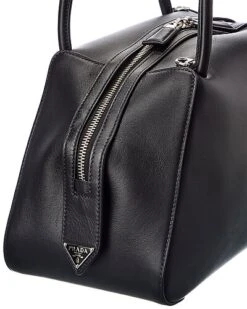 Prada Logo Medium Leather Satchel Women -Luxe Shoulder Bags Sales Store 1111468108 RLLD 3