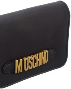 MOSCHINO Logo Canvas Wallet On Chain Women -Luxe Shoulder Bags Sales Store 1111474133 RLLD 3
