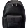 MCM Stark Embossed Leather Backpack Women