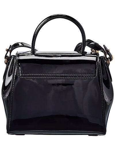 Versace La Medusa Small Patent Satchel Women 2 Versace La Medusa Small Patent Satchel Women - Image 2