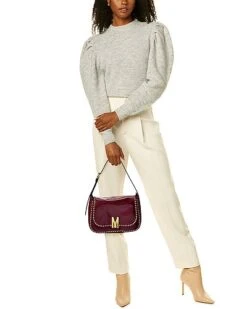 MOSCHINO Padlock Detail Leather Satchel Women -Luxe Shoulder Bags Sales Store 1111497442 RLLD 4