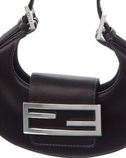 FENDI Cookie Satin Hobo Bag Women -Luxe Shoulder Bags Sales Store 1111528499 RLLD 3
