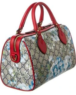 Gucci GG Blooms Supreme Canvas & Leather Satchel Women -Luxe Shoulder Bags Sales Store 1111531342 RLLD 3