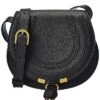 Chloé Marcie Small Leather Saddle Bag Women