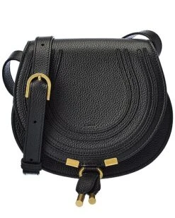 Chloé Marcie Small Leather Saddle Bag Women