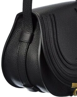Chloé Marcie Small Leather Saddle Bag Women -Luxe Shoulder Bags Sales Store 1111536550 RLLD 3