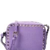 Valentino Rockstud Grainy Leather Camera Bag Women