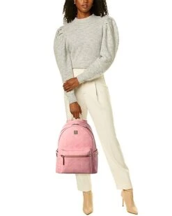 MCM Stark Side Studs Medium Visetos Backpack Women -Luxe Shoulder Bags Sales Store 1111854993 RLLD 4