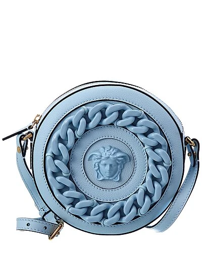 Versace La Medusa Leather Camera Bag Women 1 Versace La Medusa Leather Camera Bag Women