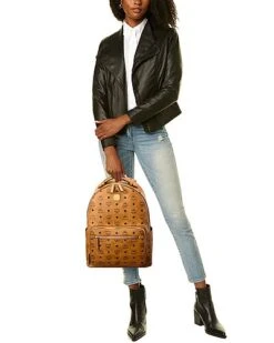MCM Stark 40 Visetos Backpack Women -Luxe Shoulder Bags Sales Store 1111919780 RLLD 4