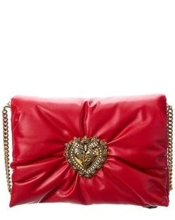 Dolce & Gabbana Votion Medium Leather Clutch Women