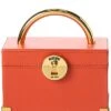 MOSCHINO Logo Leather Satchel Women
