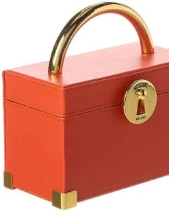 MOSCHINO Logo Leather Satchel Women 6 MOSCHINO Logo Leather Satchel Women -Luxe Shoulder Bags Sales Store 1111938874 RLLD 3