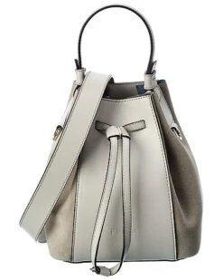 Furla Miastella Mini Leather & Suede Bucket Bag Women