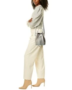Furla Miastella Mini Leather & Suede Bucket Bag Women -Luxe Shoulder Bags Sales Store 1160017502 RLLD 4