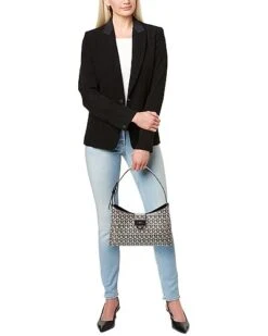 Salvatore Ferragamo Trifolio Coated Canvas Shoulder Bag Women -Luxe Shoulder Bags Sales Store 1160148180 RLLD 4