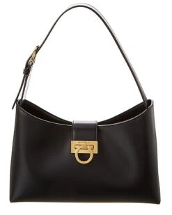 Salvatore Ferragamo Trifolio Small Leather Shoulder Bag Women