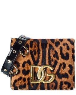 Dolce & Gabbana 3.5 Haircalf & Leather Crossbody Women