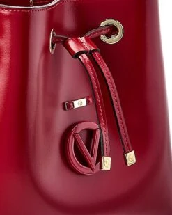 By Mario Valentino Karl Rope Guitar Leather Bucket Bag Women -Luxe Shoulder Bags Sales Store 1160209112 RLLD 4