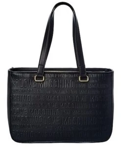 LOVE MOSCHINO Embossed Tote Women 4 LOVE MOSCHINO Embossed Tote Women -Luxe Shoulder Bags Sales Store 1160234621 RLLD 2