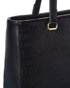 LOVE MOSCHINO Embossed Tote Women 5 LOVE MOSCHINO Embossed Tote Women -Luxe Shoulder Bags Sales Store 1160234621 RLLD 3